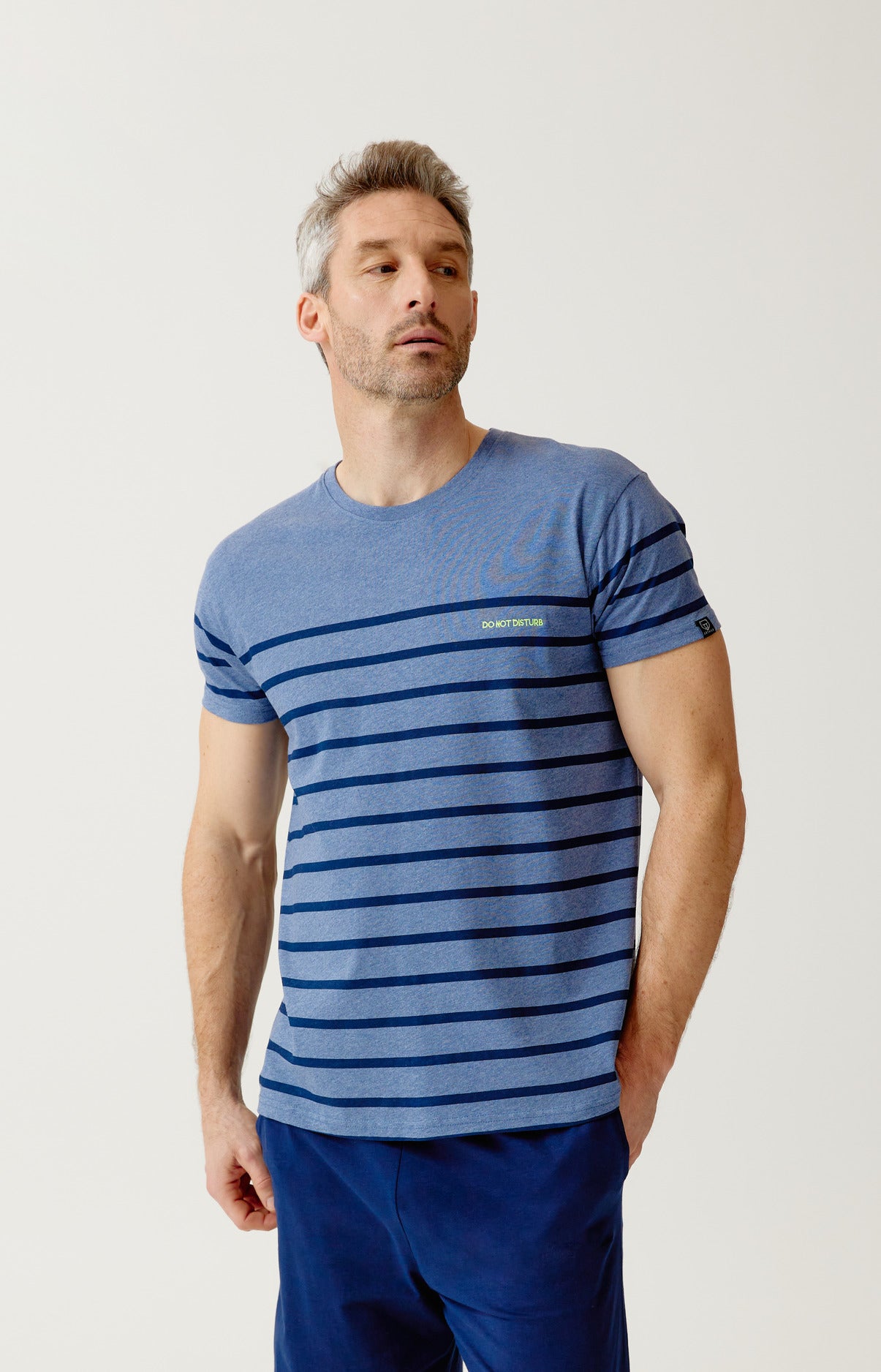 Pyjashort Homme Do not Disturb Bleu 7