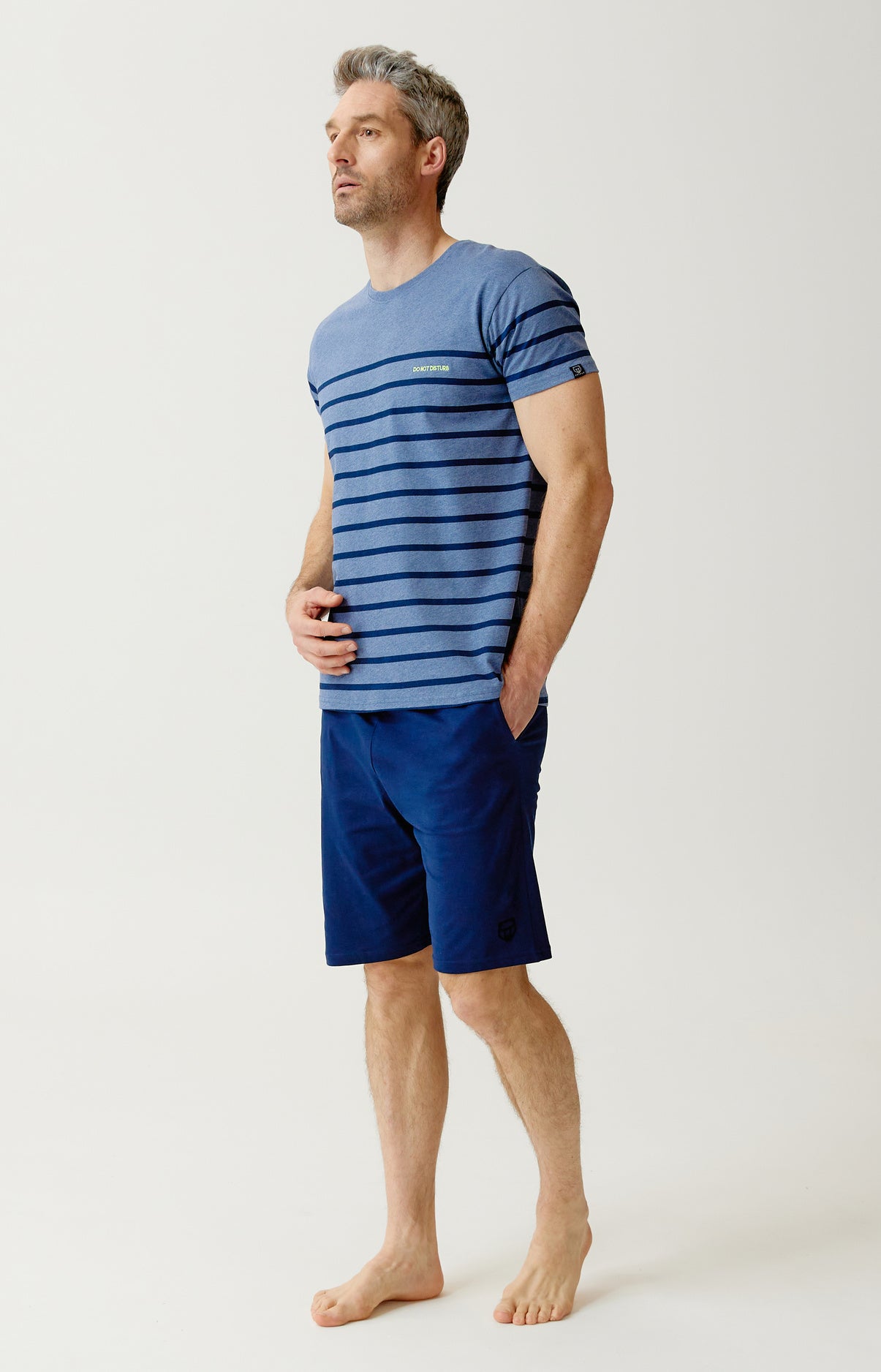 Pyjashort Homme Do not Disturb Bleu 4