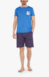 Pyjashort Homme Rugby Marine 1