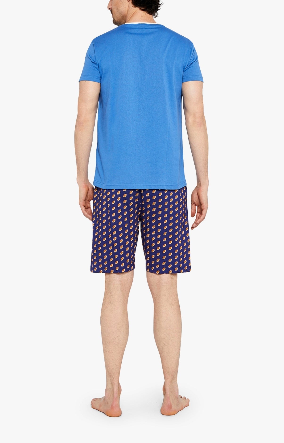 Pyjashort Homme Rugby Marine 5