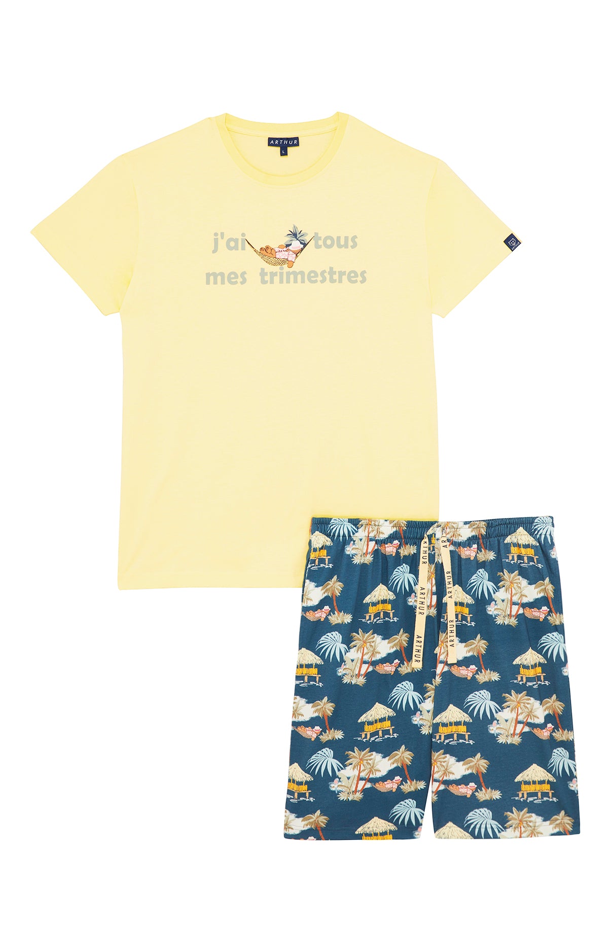 Pyjashort Teddy sur Hamac 1