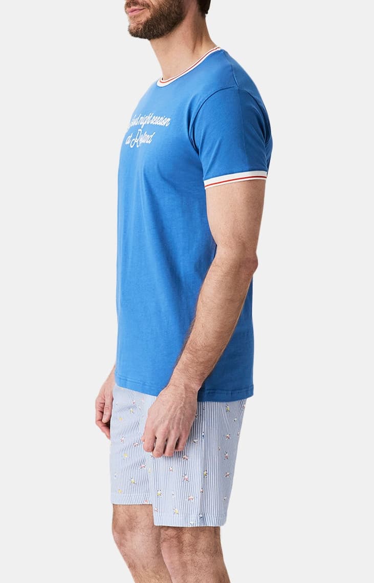Pyjashort Good night session Bleu 6