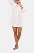 Robe Chemise Femme Rayure Lison Blanc et Ivoire 1