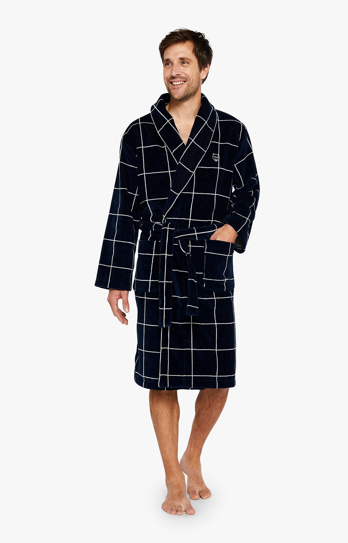 Peignoir Homme Lewis Marine 4