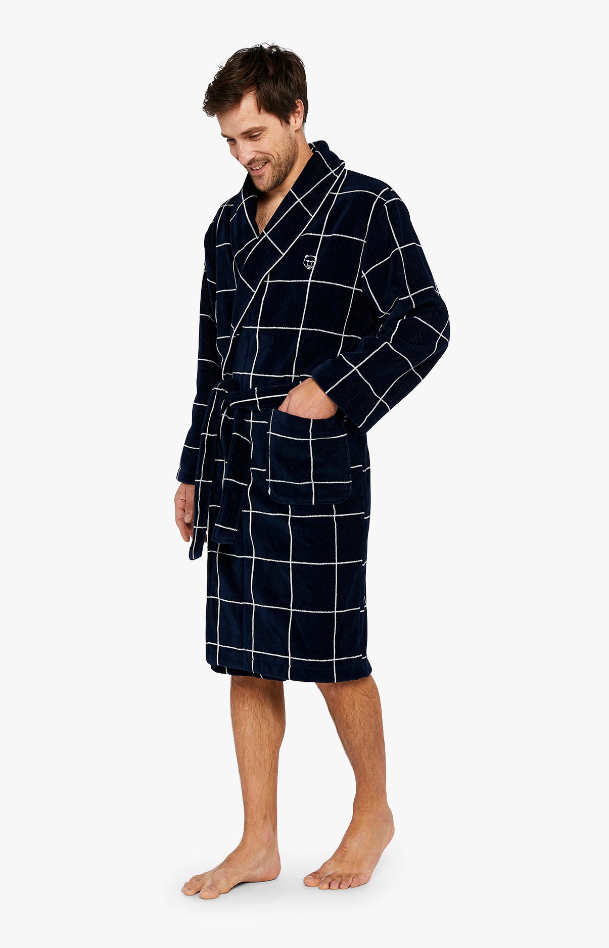 Peignoir Homme Lewis Marine 5
