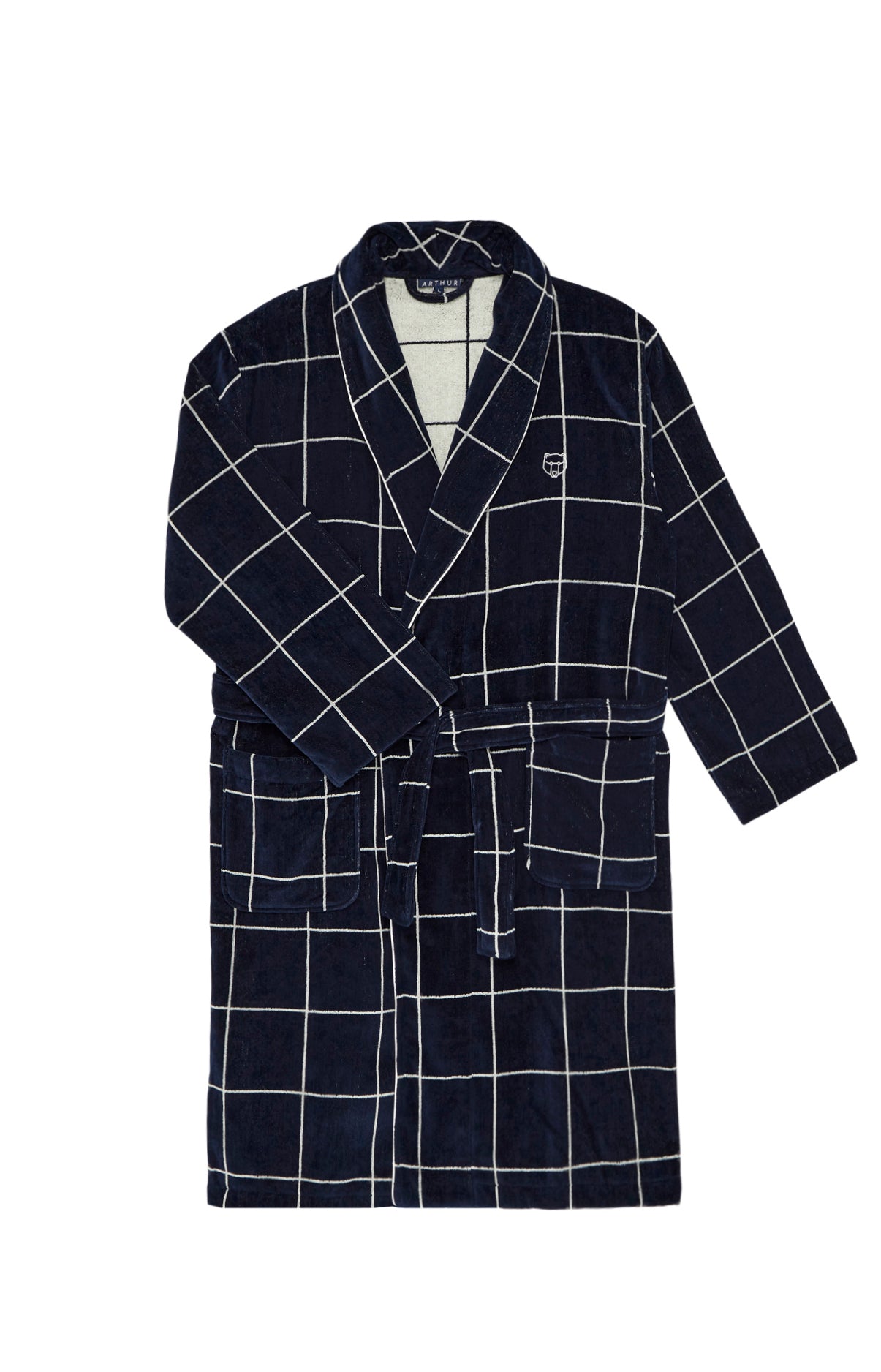 Peignoir Homme Lewis Marine 3