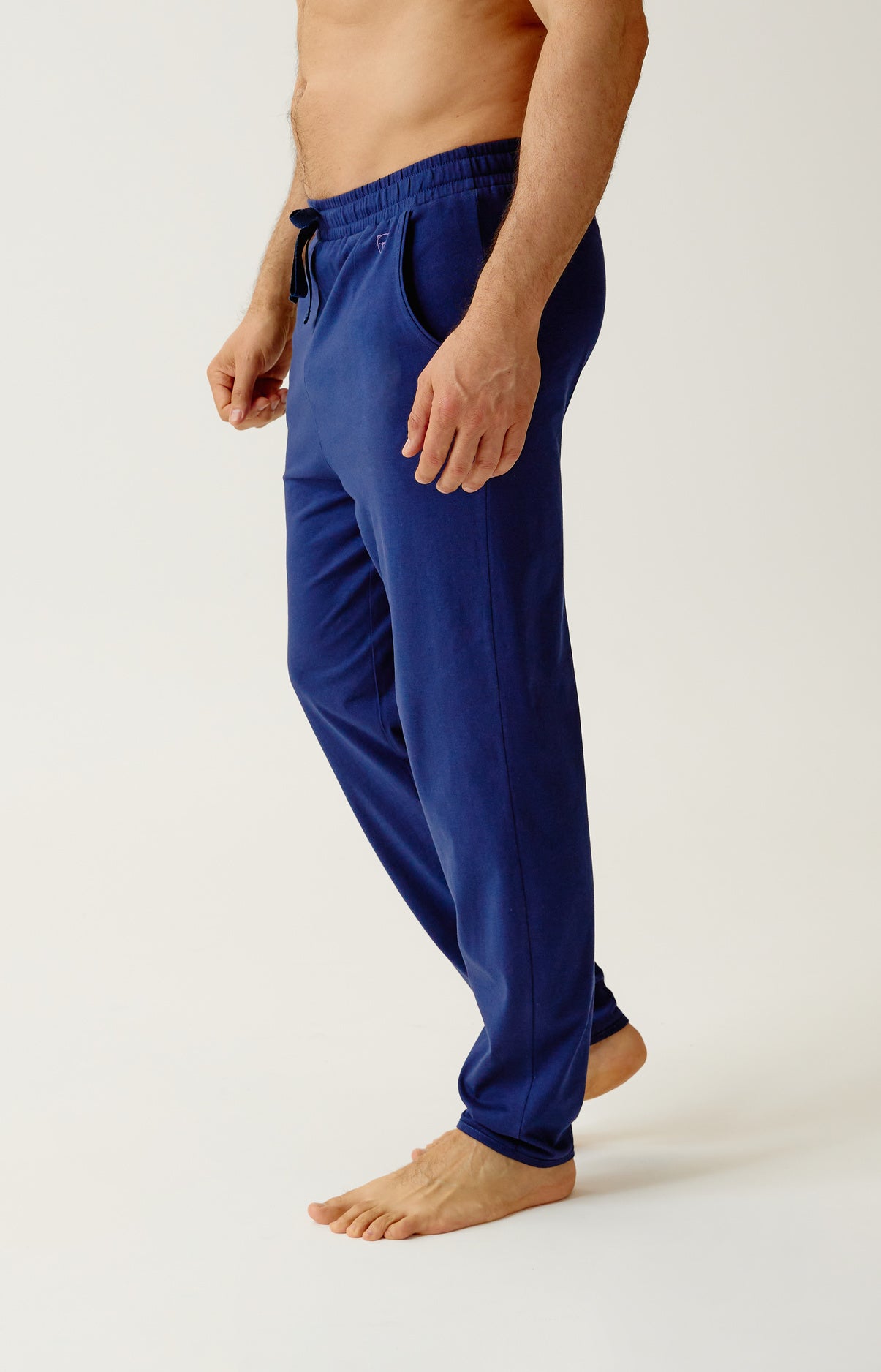 Pantalon en jersey de coton léger - Minuit