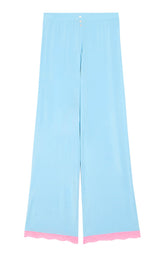 Pantalon Femme Turquoise Bleu 3