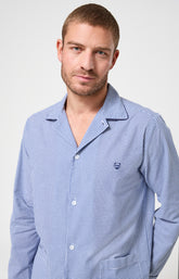 Pyjama Homme Vichy Manches longues Imprimé petits carreaux 2