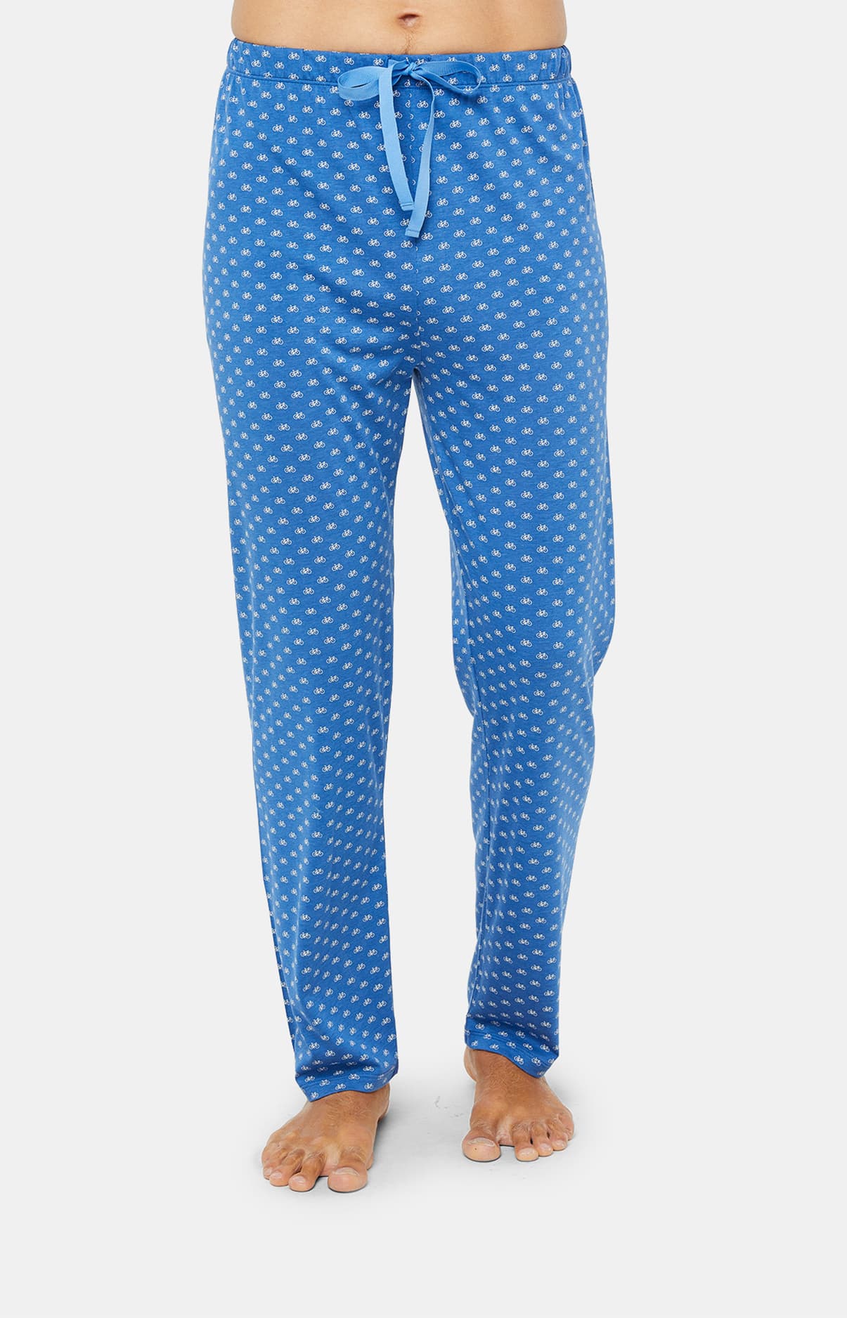 Pyjama Homme boutonné Petit Vélo Denim  4