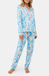 Pyjama Boutonné Femme Matis Bleu 1