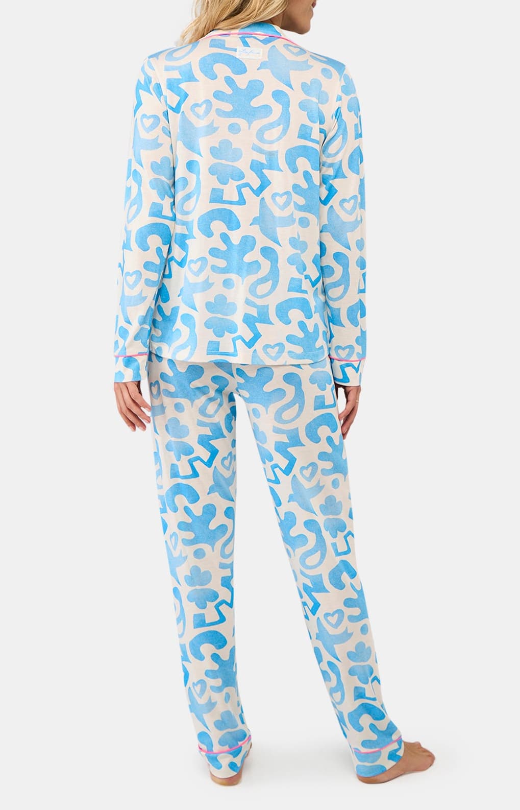Pyjama Boutonné Femme Matis Bleu 6