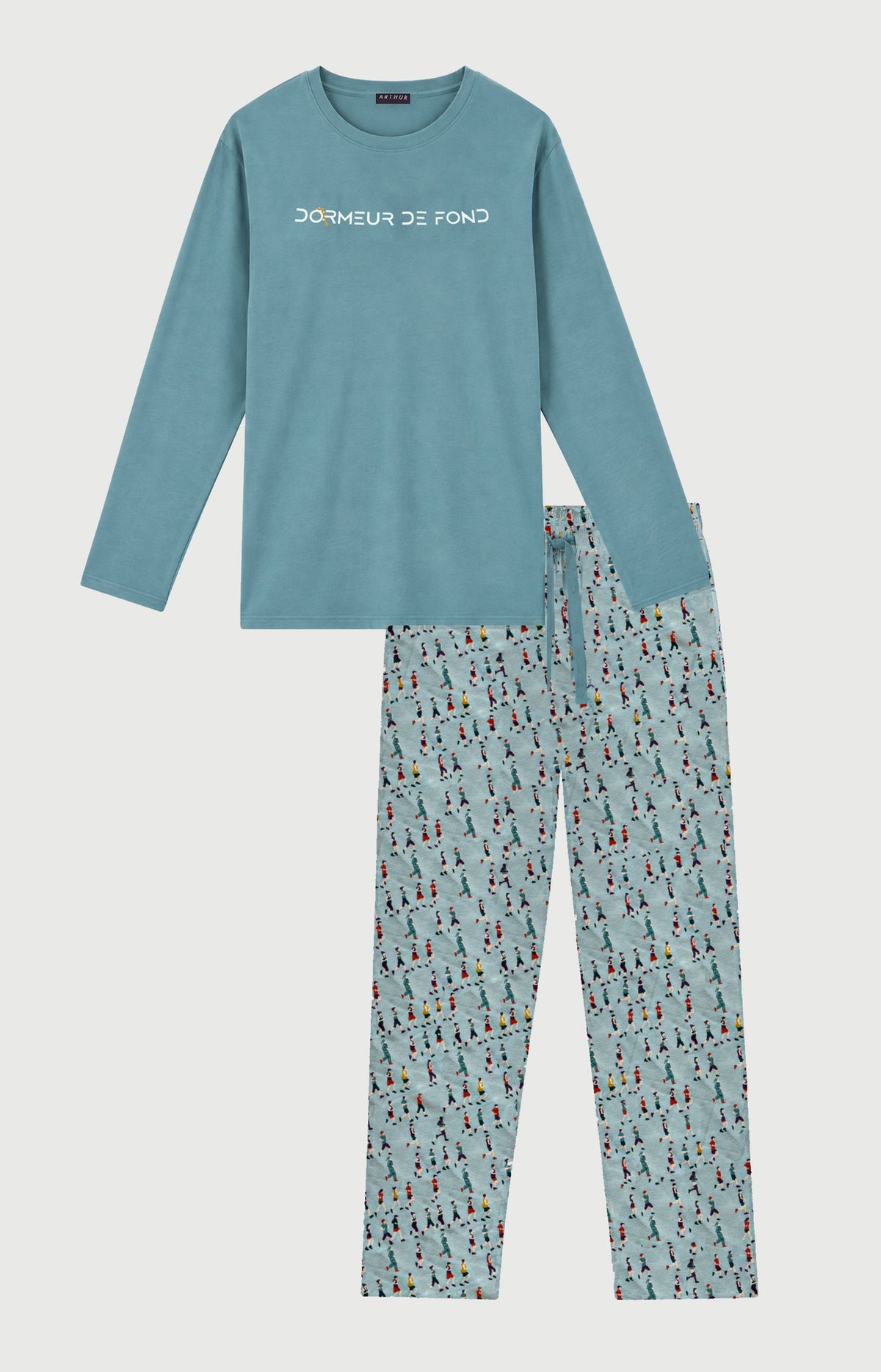 Pyjama en jersey de coton - Dormeur de fond