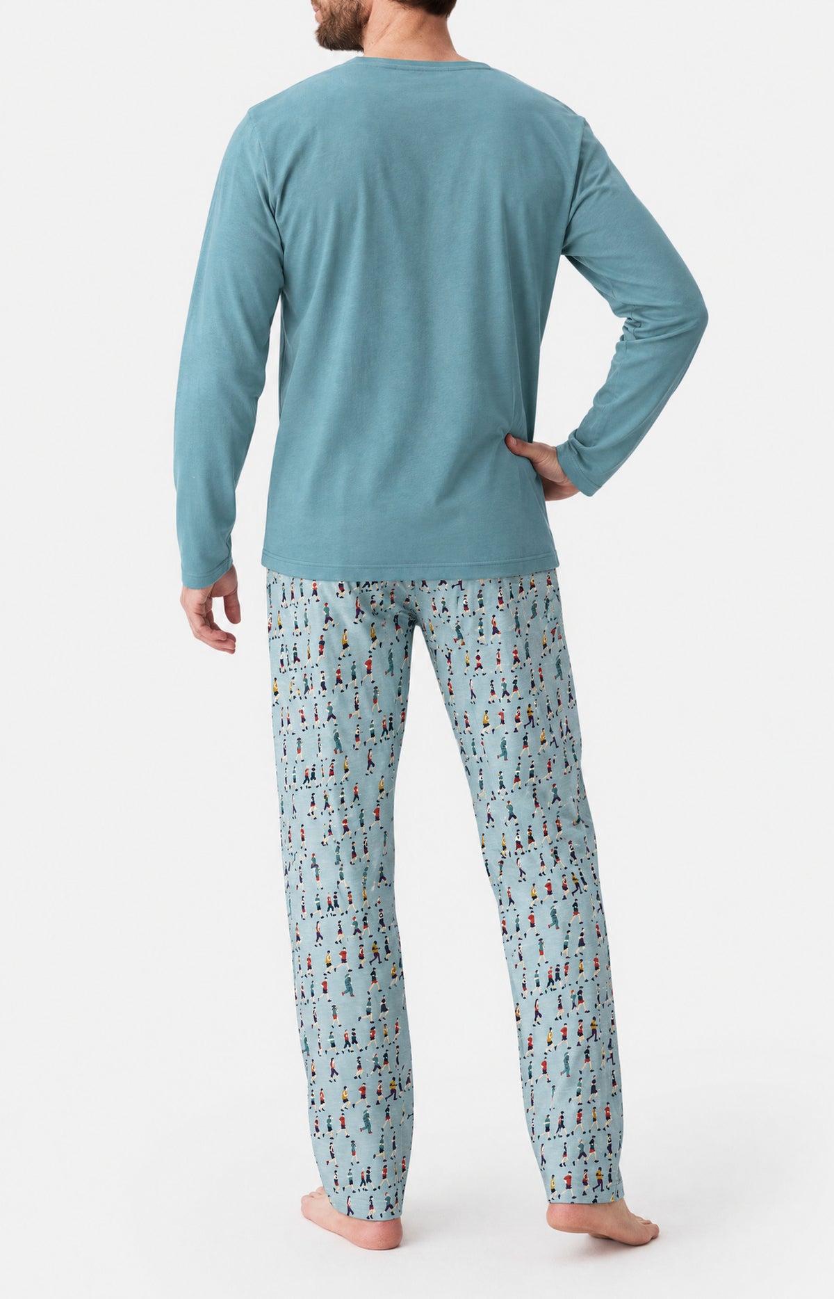 Pyjama en jersey de coton - Dormeur de fond