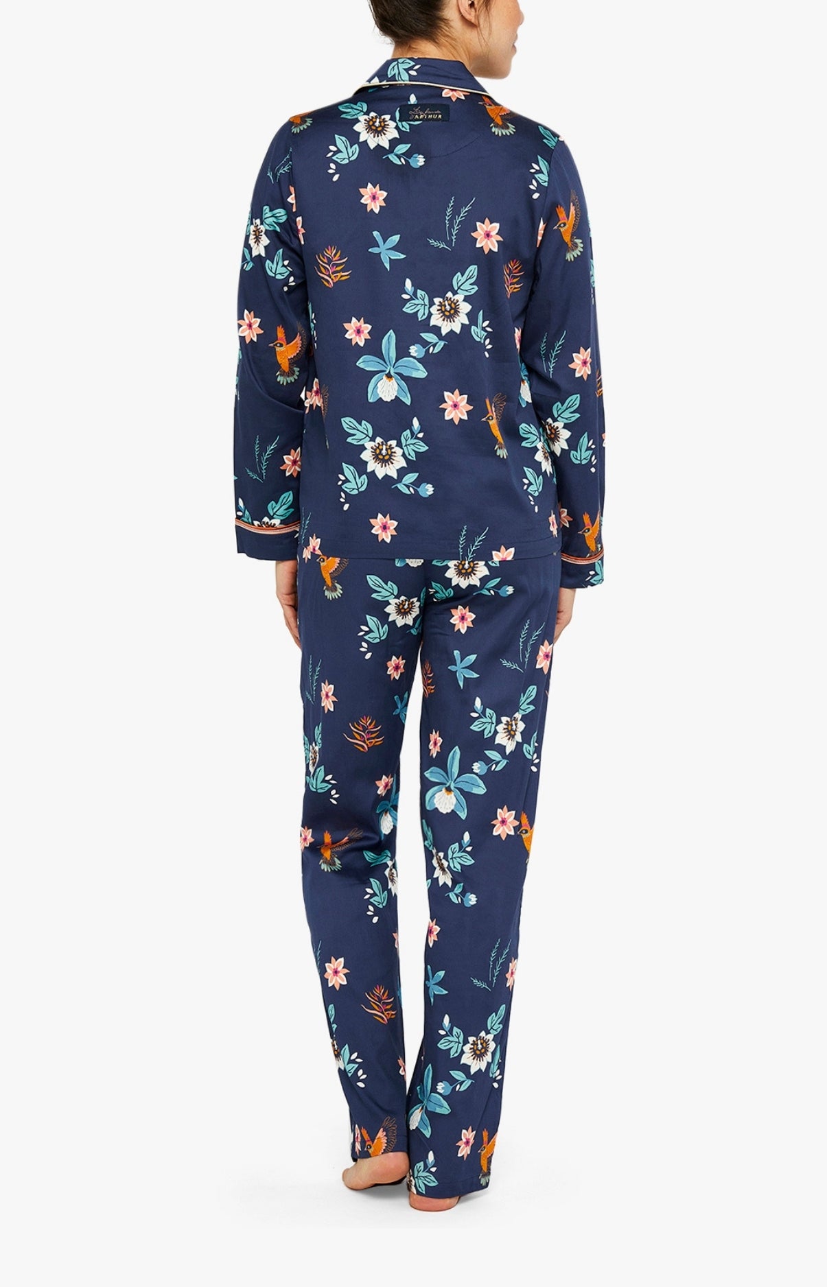 Pyjama long boutonné Femme Fidji Multicolore 4
