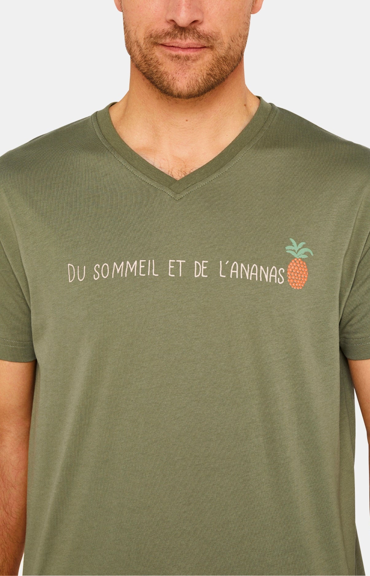 Pyjashort Homme Ananas Orange 4