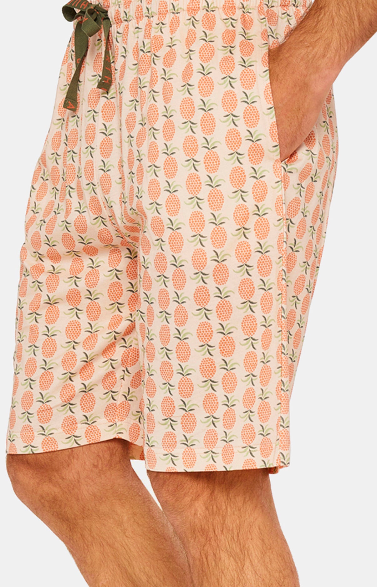 Pyjashort Homme Ananas Orange 5