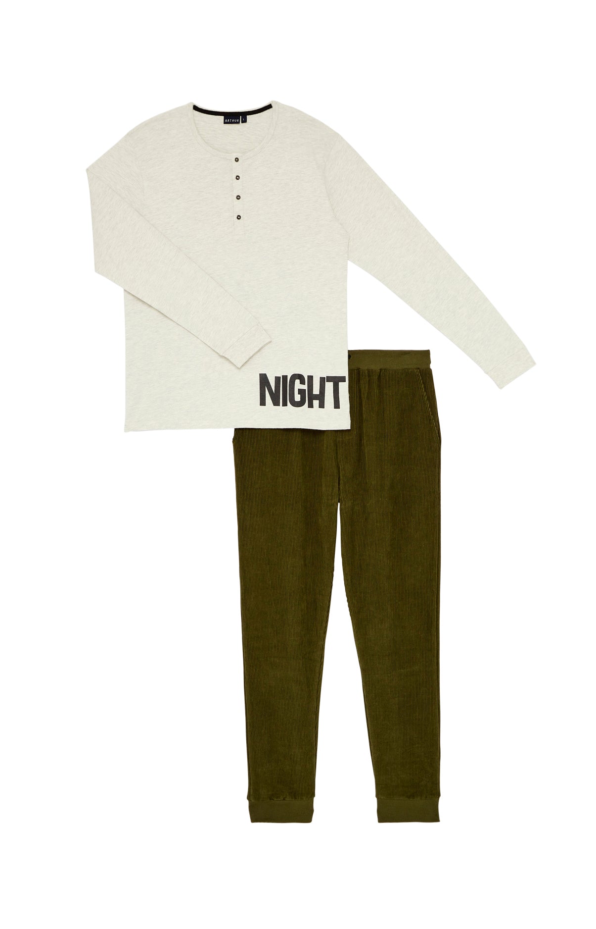 Pyjama long Homme Night Clubber Marine 3