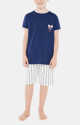 Pyjamatch Enfant Roland Garros Blanc et Ivoire 1