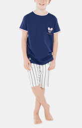 Pyjamatch Enfant Roland Garros Blanc et Ivoire 4