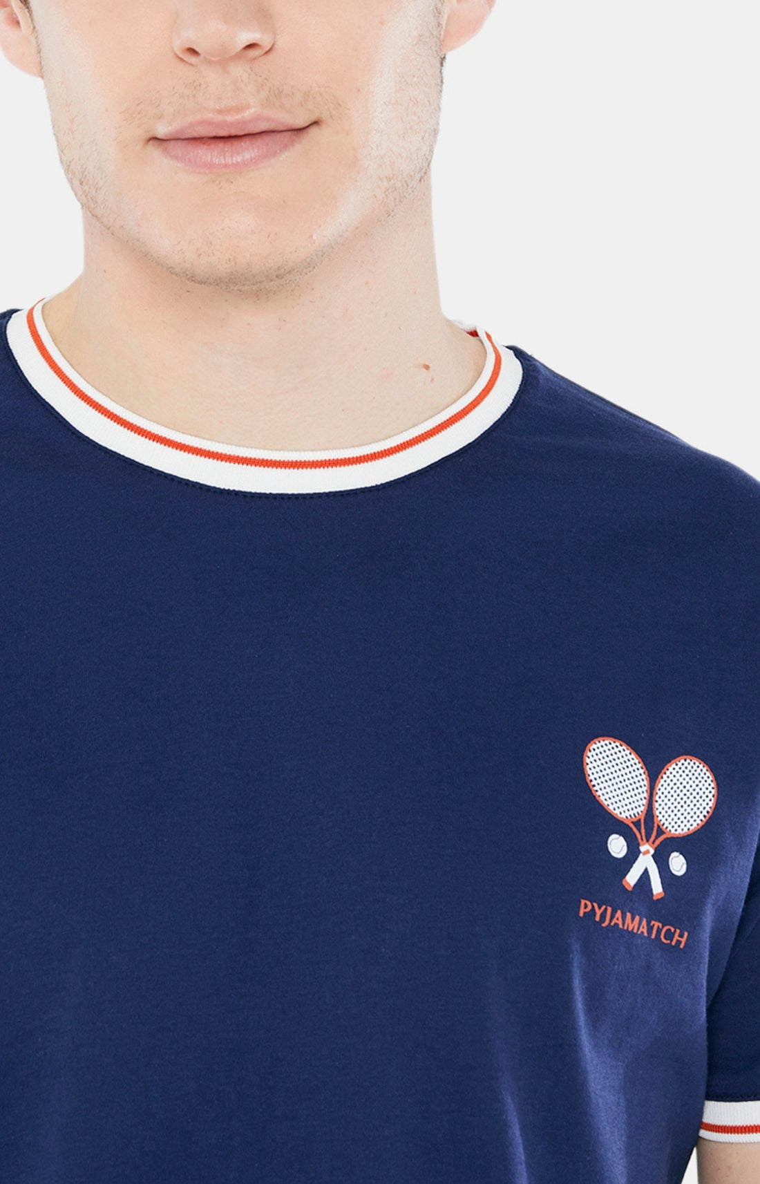Pyjashort Homme Roland Garros Bleu 8
