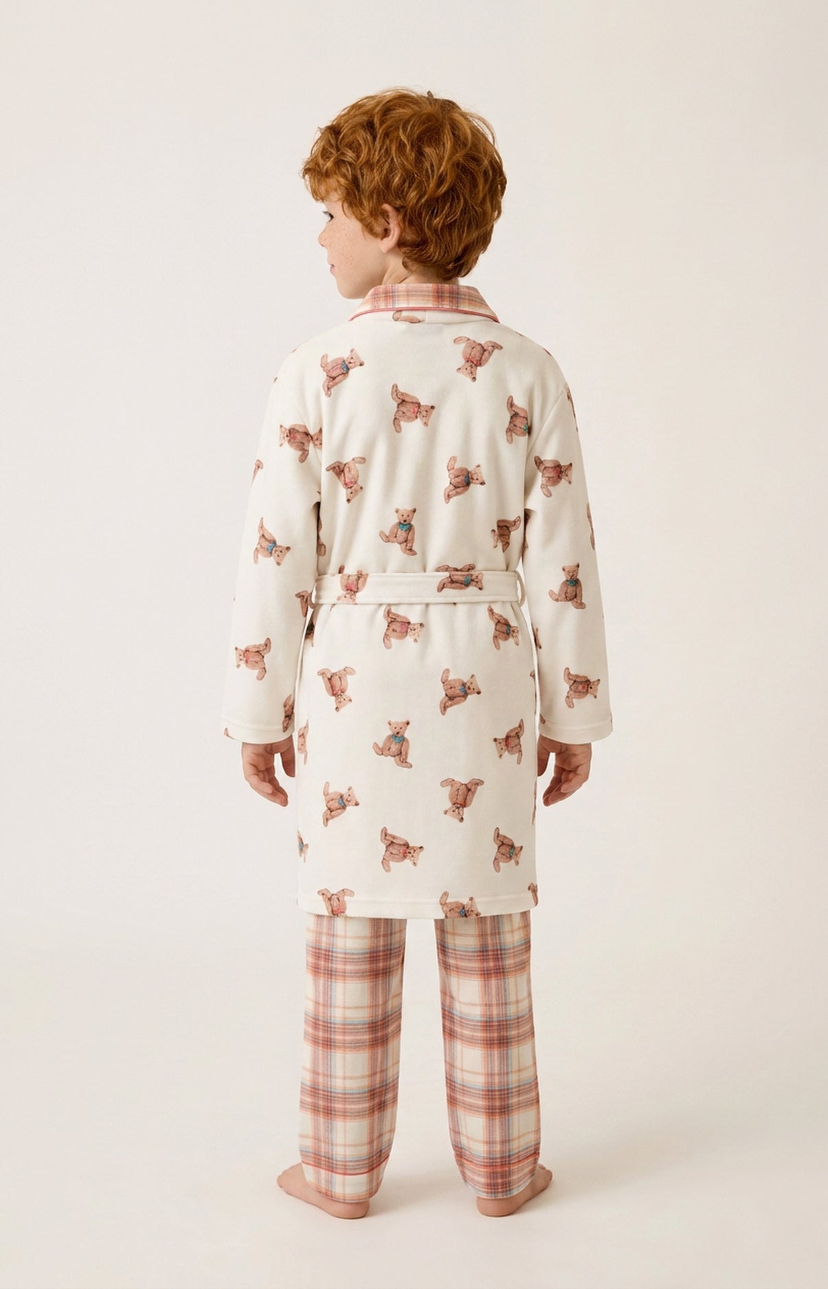 Robe de chambre enfant en micropolaire - Old Teddy
