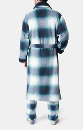 Robe de Chambre Femme polaire Liam Marine 6