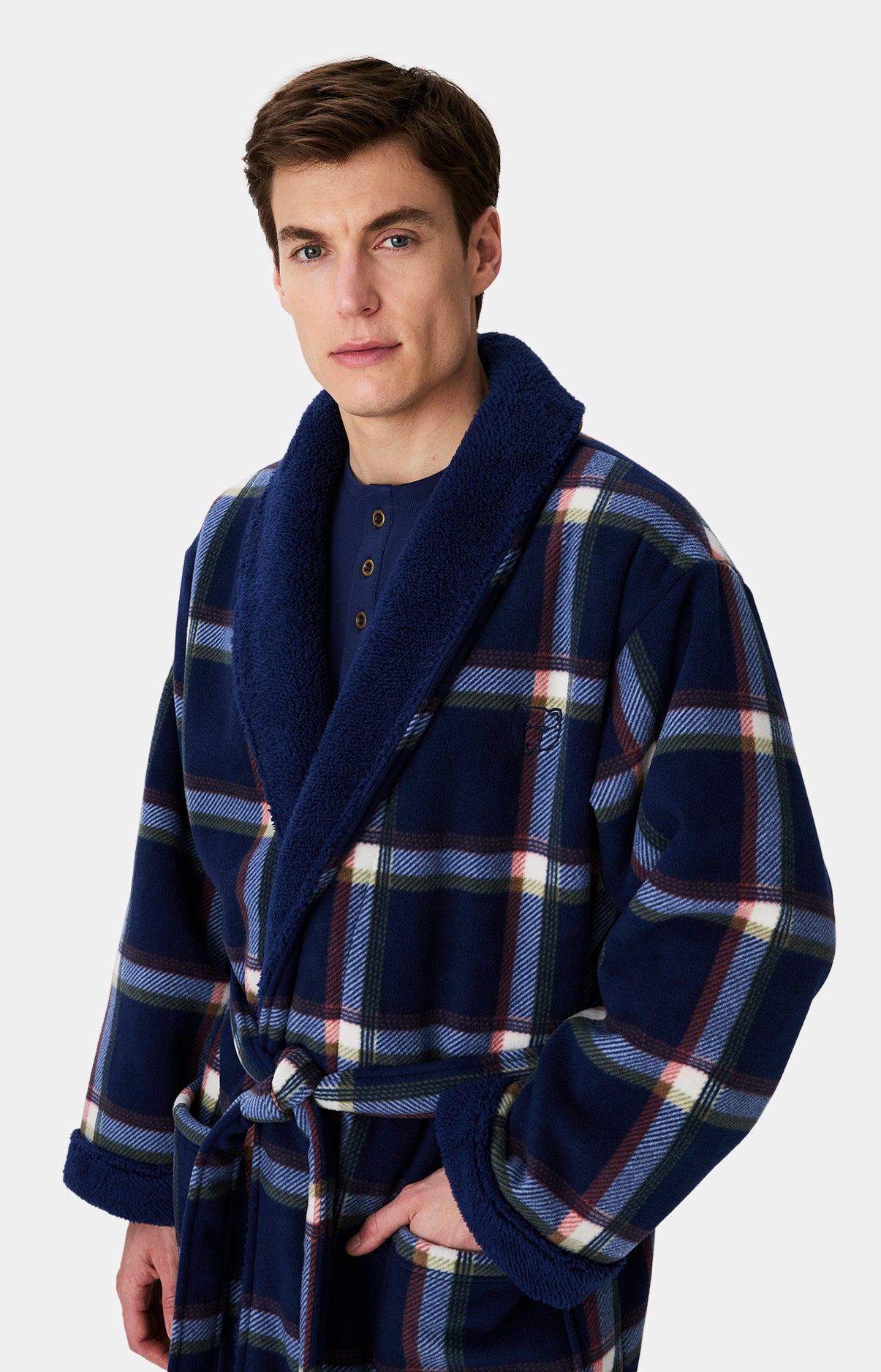 Robes de Chambre, Peignoirs &amp; Vestes Homme Luka MARINE 2
