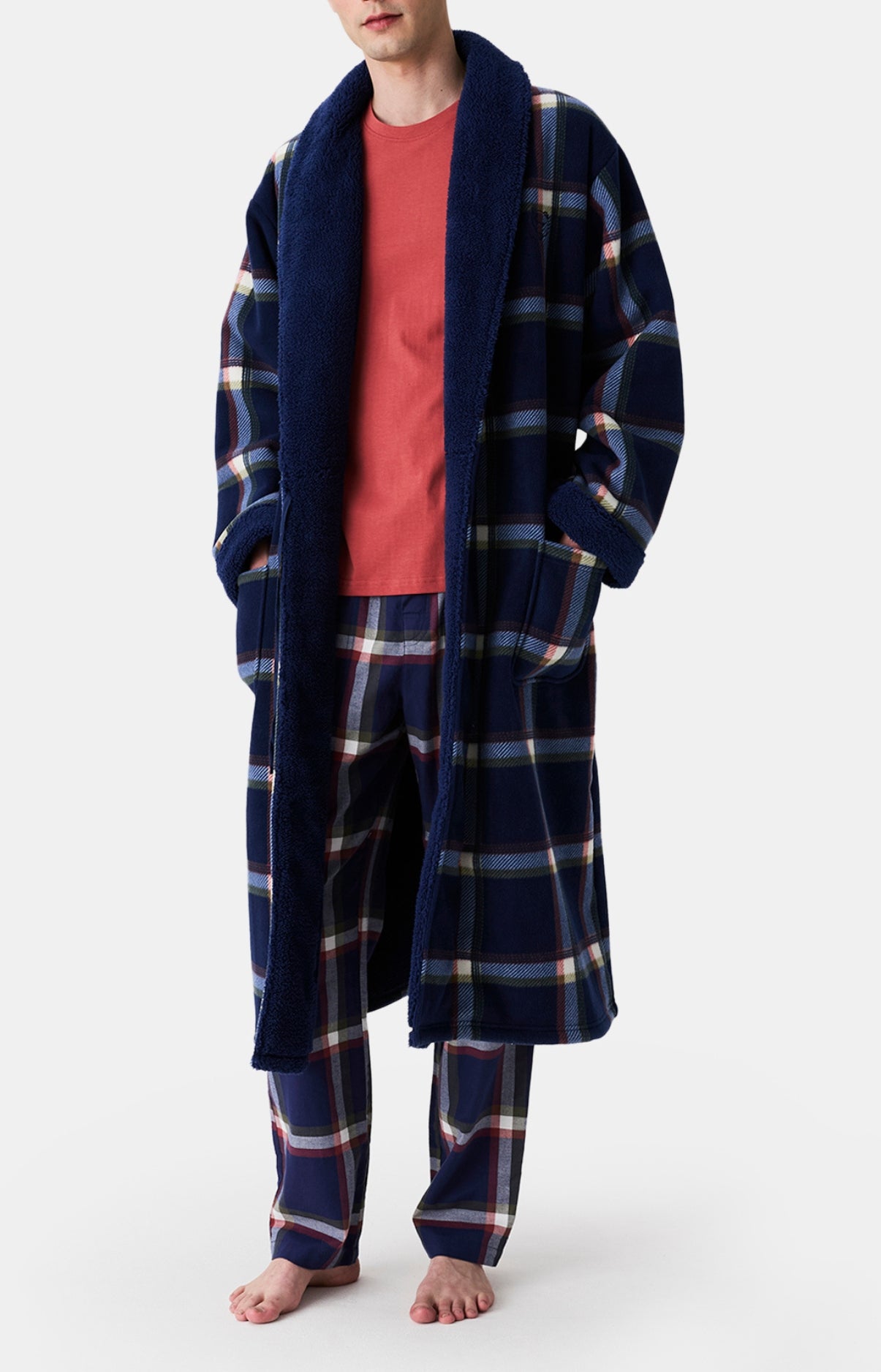 Robes de Chambre, Peignoirs &amp; Vestes Homme Luka MARINE 4