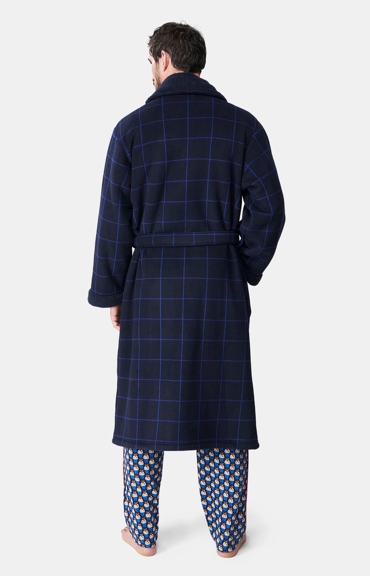 Robe de Chambre Homme polaire Windsor Marine 6