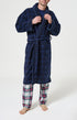 Robe de Chambre Homme polaire Windsor Marine 1