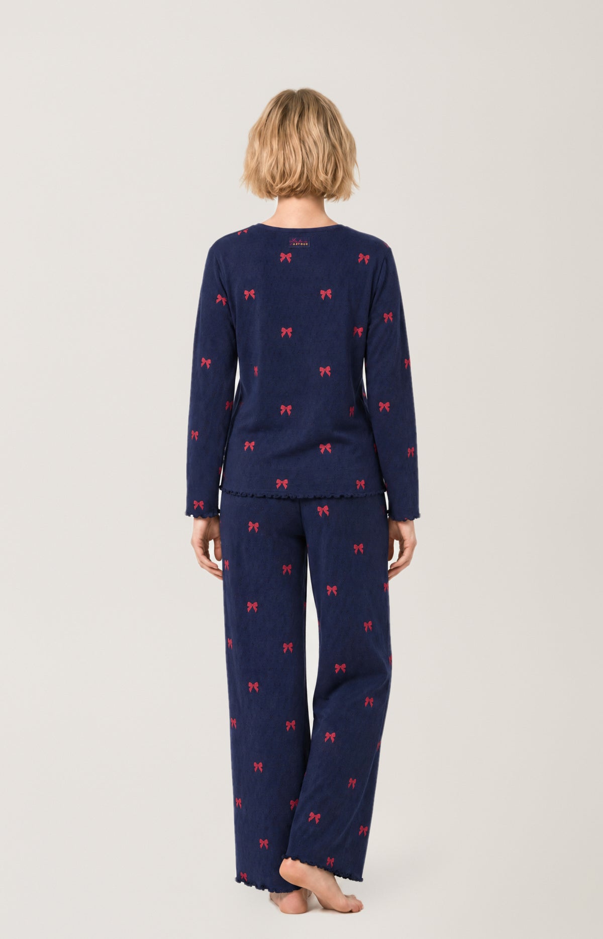 Set pyjama en pointelle de coton - Rosie