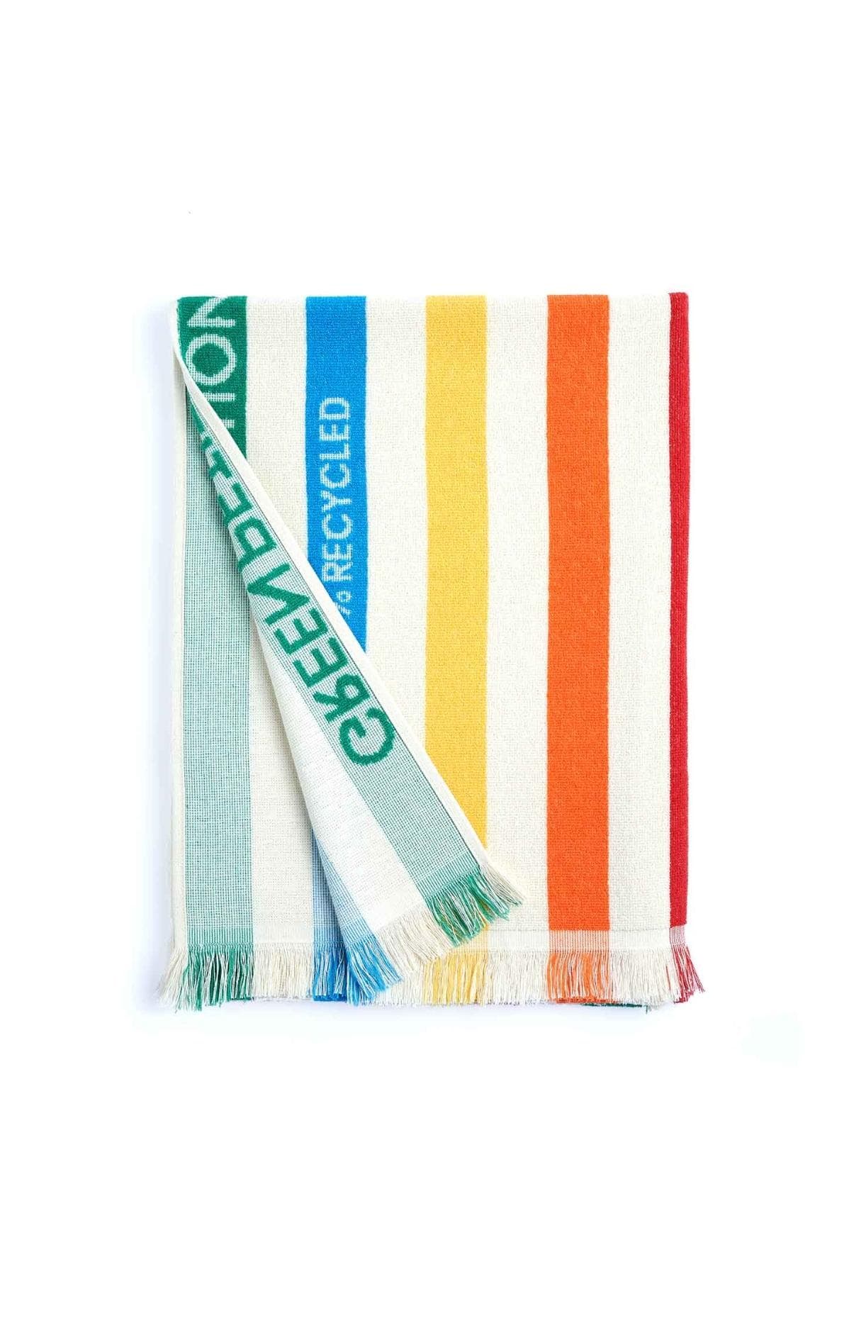 Serviette de place à rayures Multicolore 4
