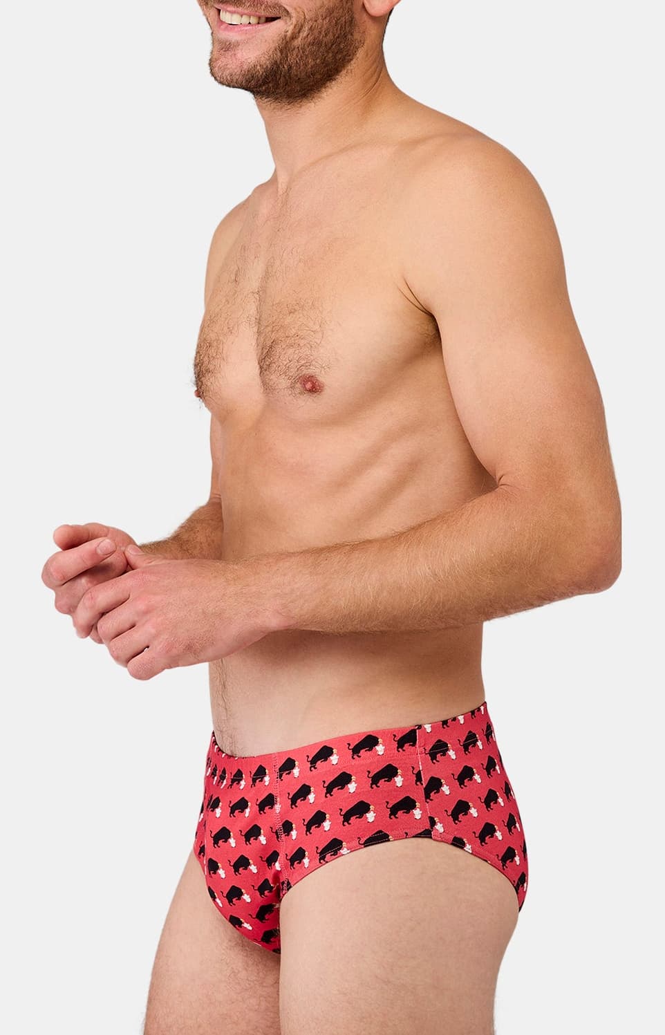 Slip taureau olé Rouge 4