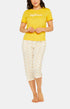 Pyjacorsaire Femme Petit Vélo Jaune 1