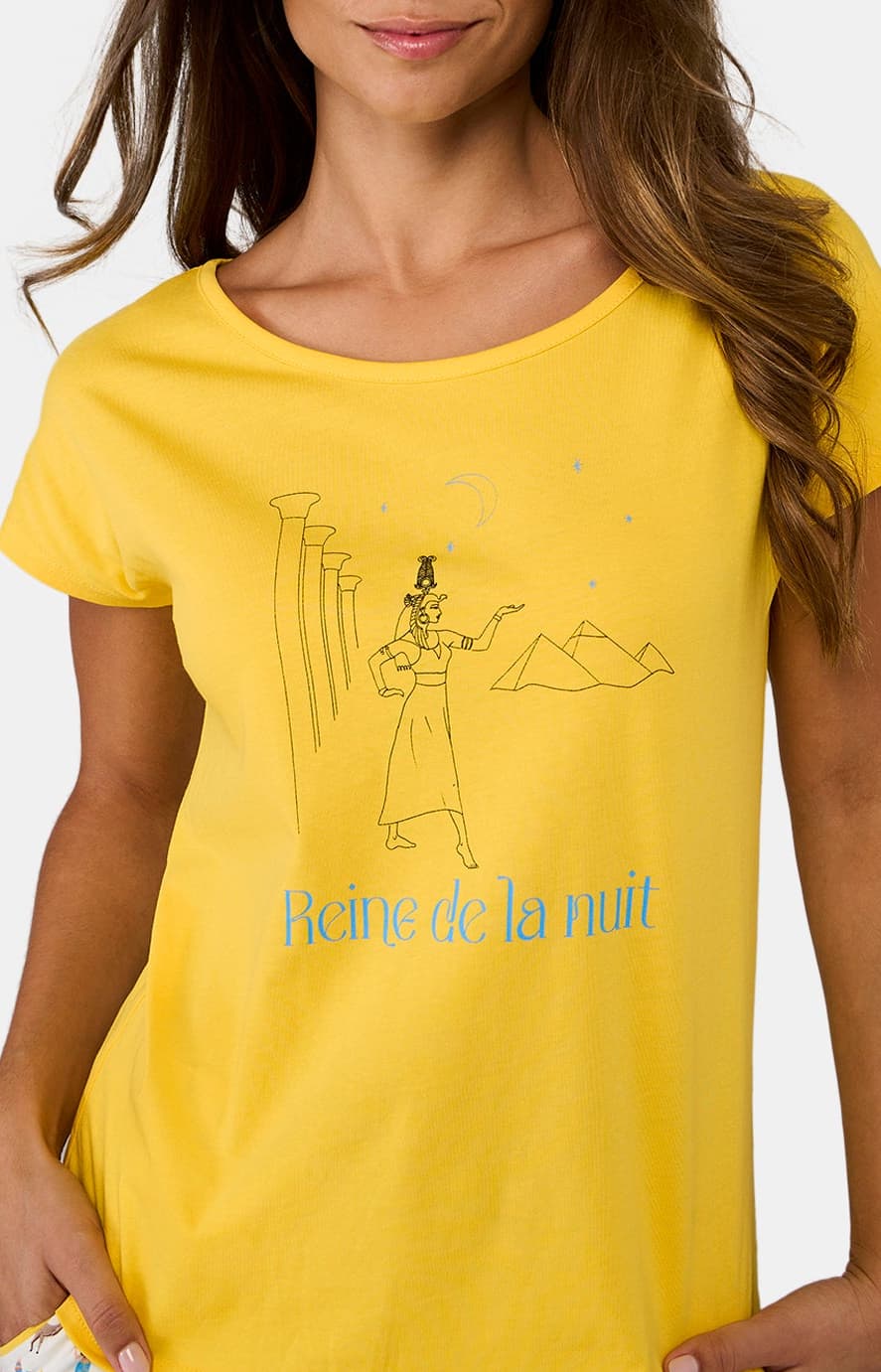 Pyjashort Femme Cléopatre Ivoire 2