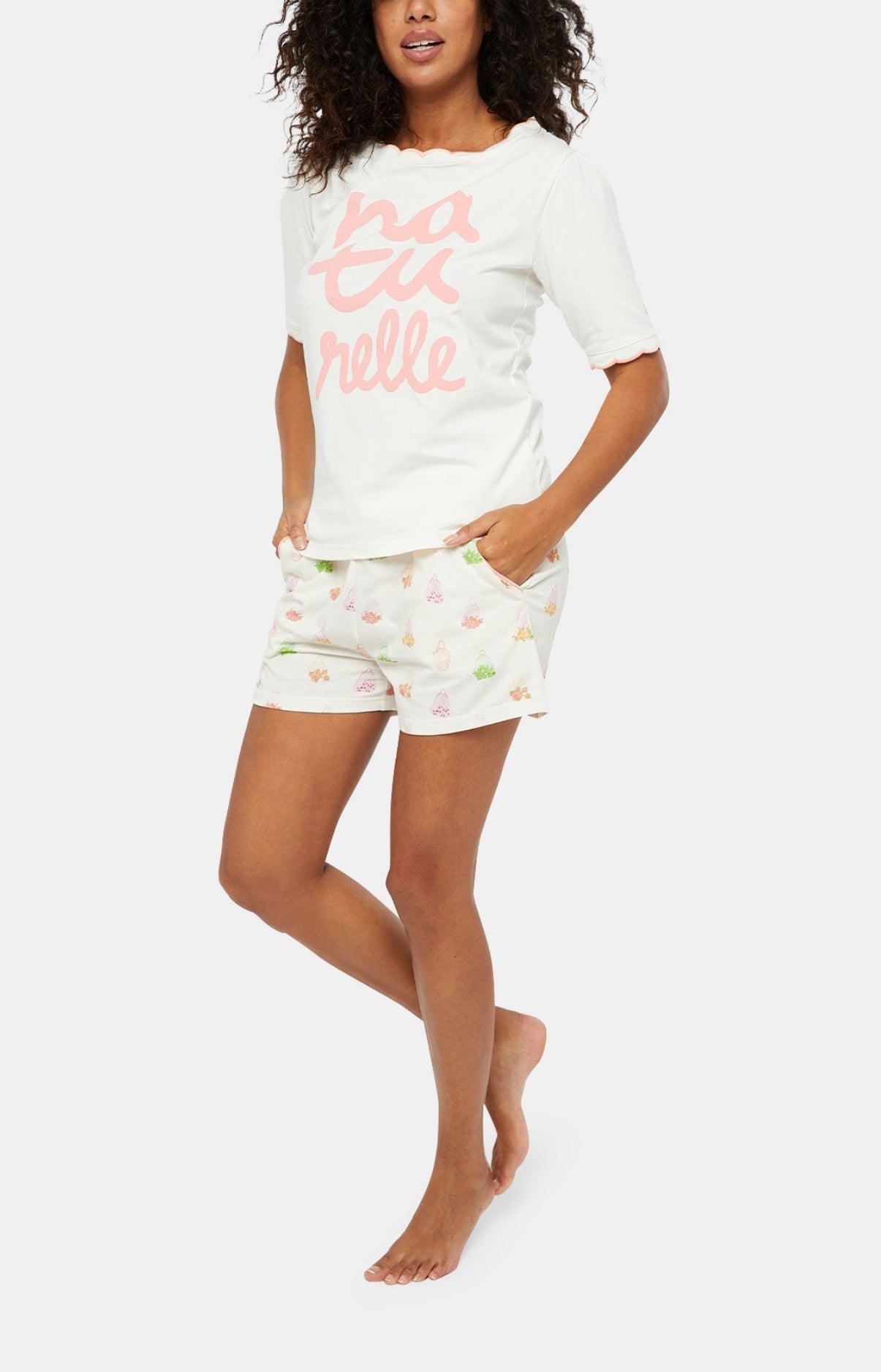 Pyjashort Femme Tutti Frutti Multicolore 4