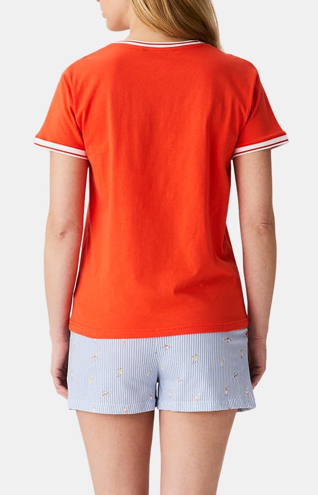 Pyjashort Femme Good night session Orange 6