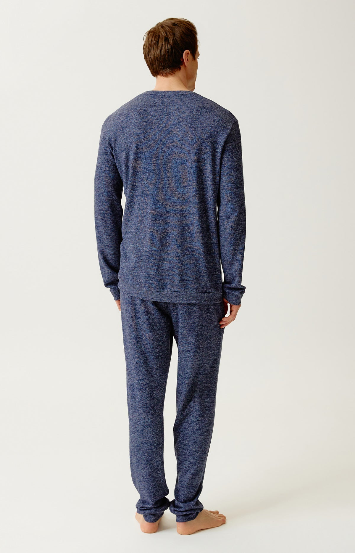 Pyjama en coton molletonné - Minuit