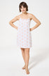 Chemise de nuit Femme Soleil Bretelles fines Imprimé soleils oranges 1