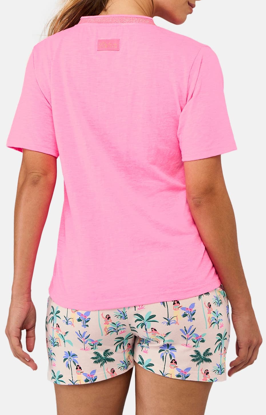 Tee-shirt Femme Rose fluo 6