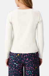 Hauts Femme shirt manches longues Crème IVOIRE 5