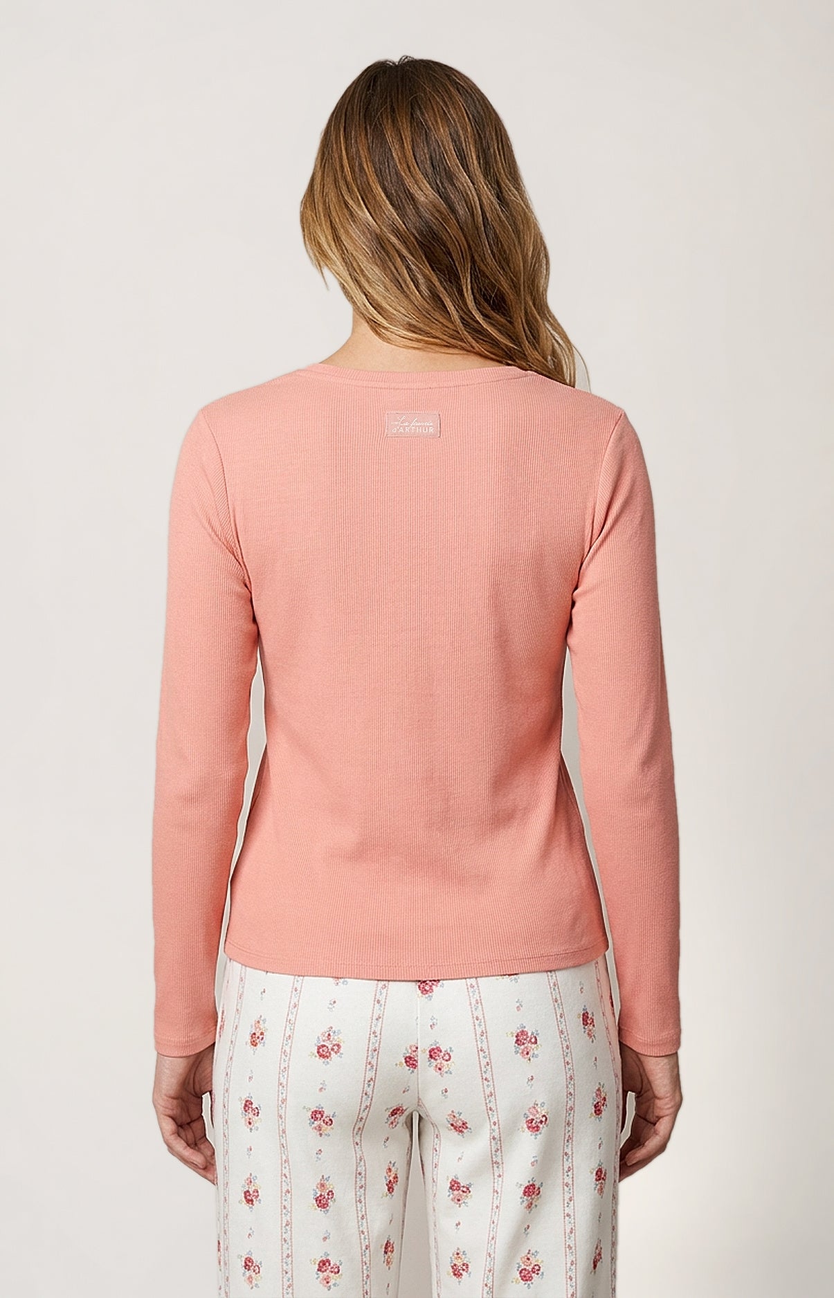 Tee-shirt manches longues en jersey de coton et modal - Coralie