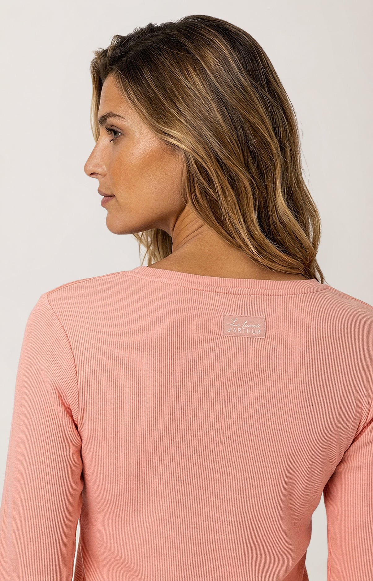 Tee-shirt manches longues en jersey de coton et modal - Coralie
