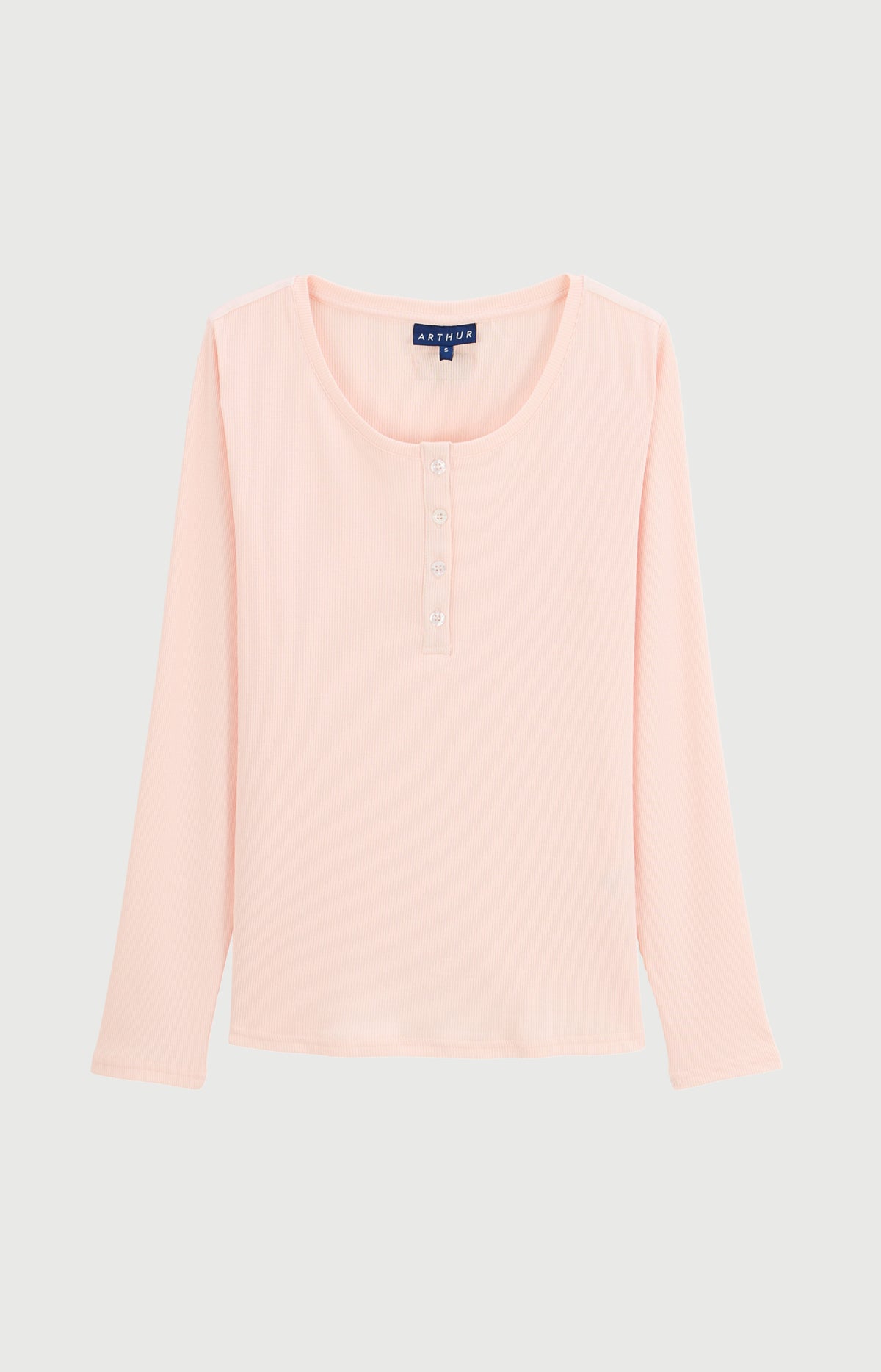 Tee-shirt manches longues en jersey de coton et modal - Magnolia