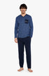 Pyjama long Homme Dormir Marine 1
