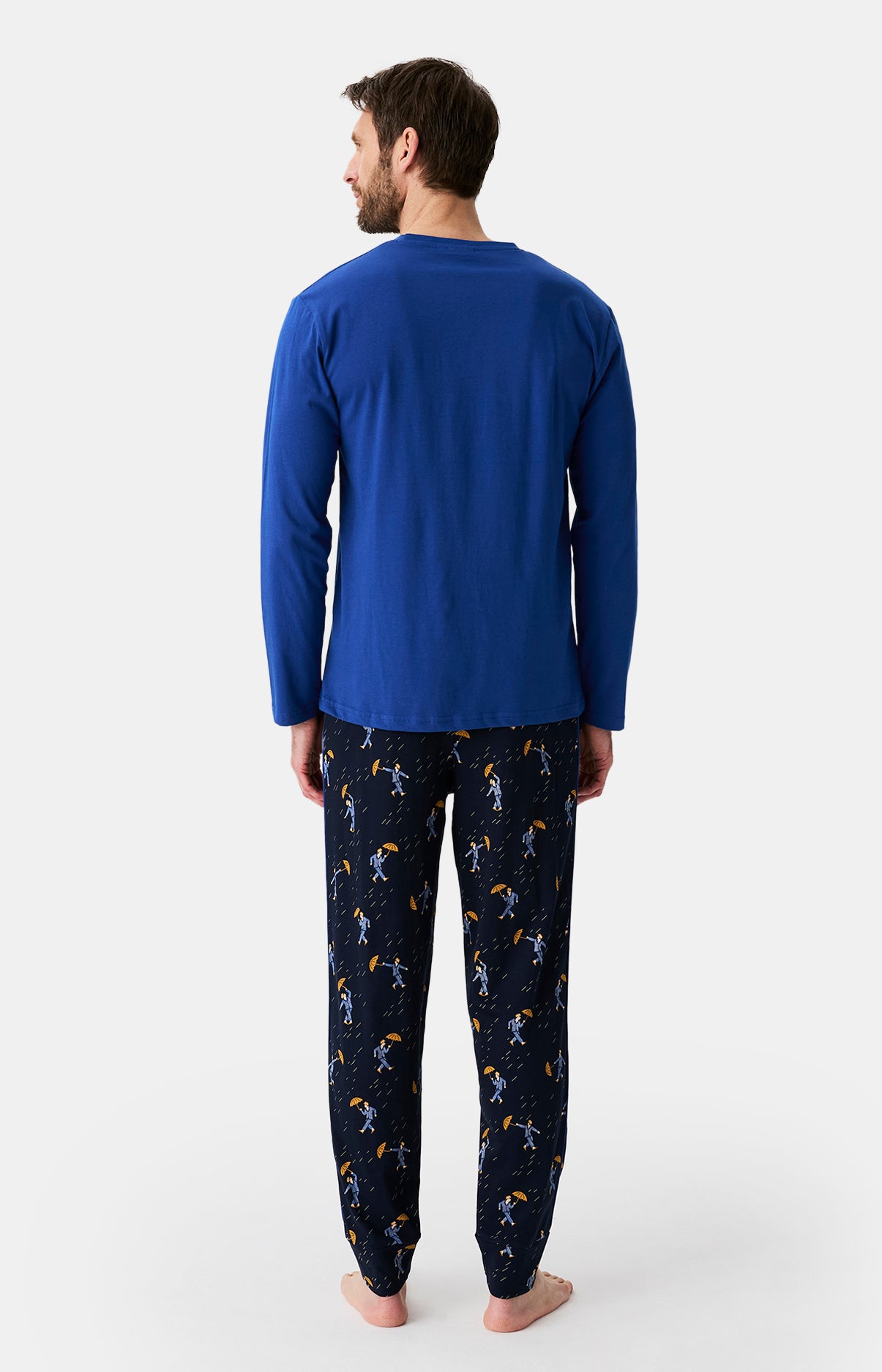 Pyjamas Homme Dormons sous la pluie GRIS 7