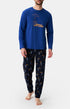 Pyjamas Homme Dormons sous la pluie GRIS 1