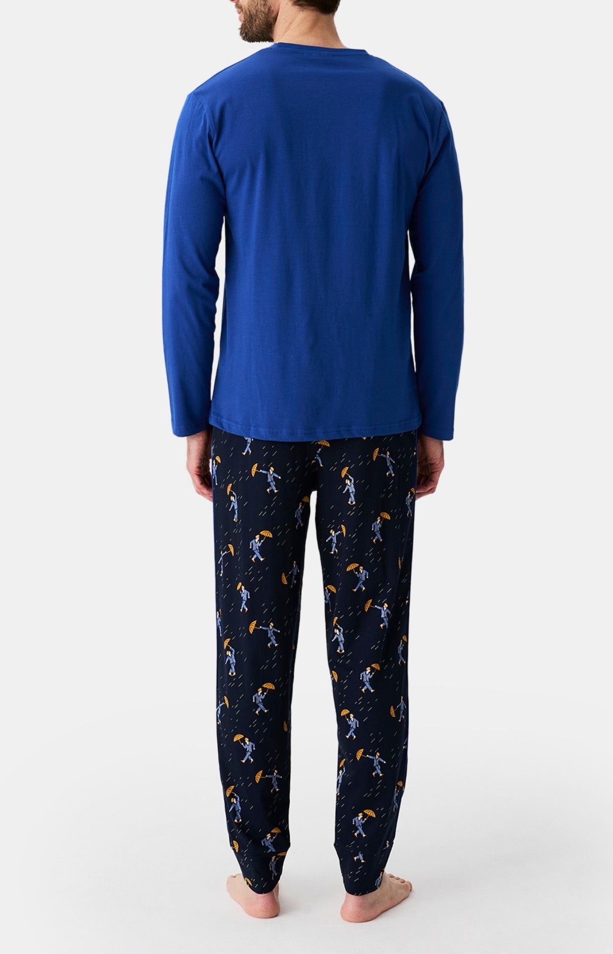 Pyjamas Homme Dormons sous la pluie GRIS 7