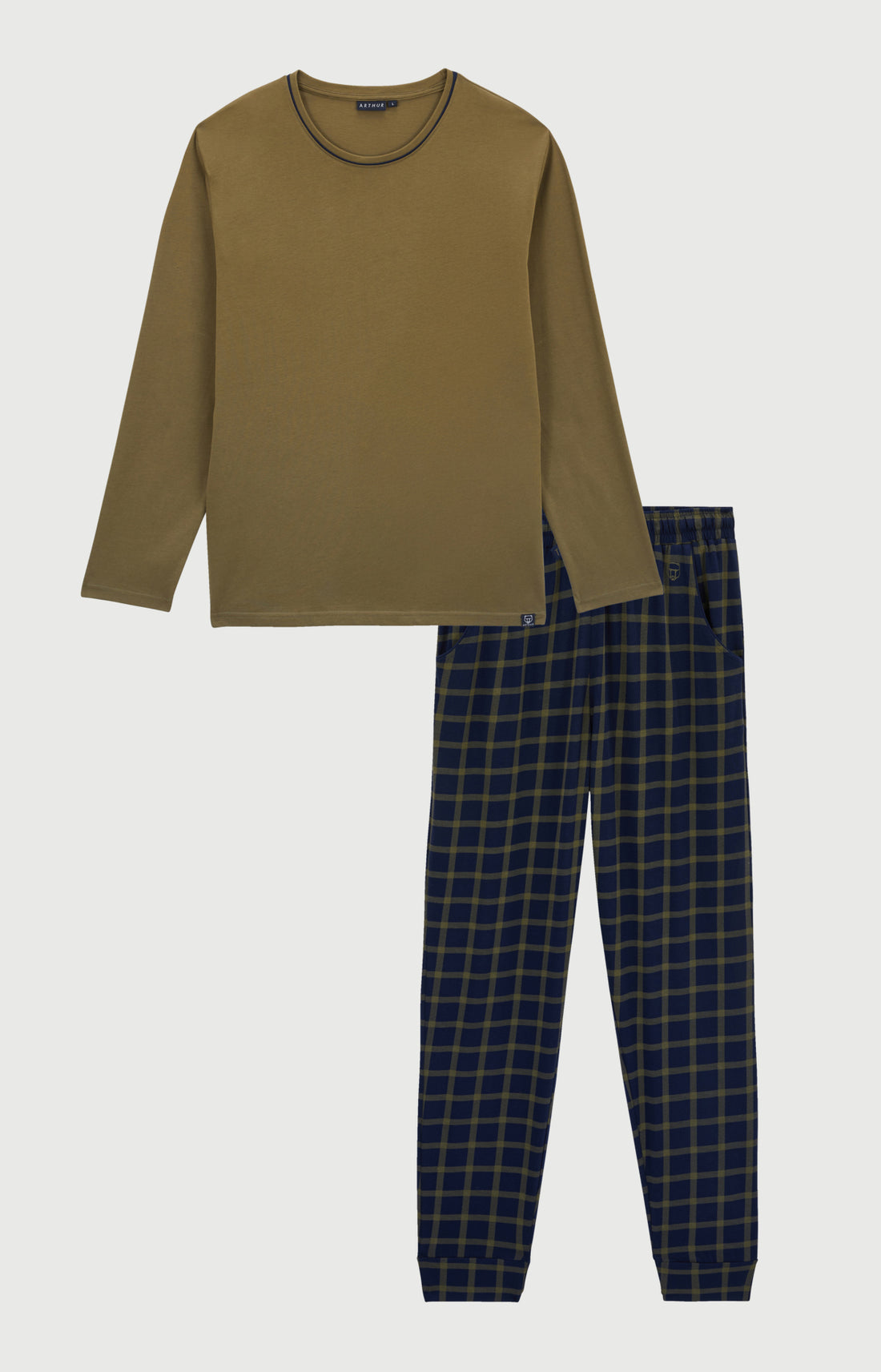 Pyjamas long Homme Sammy Kaki 3